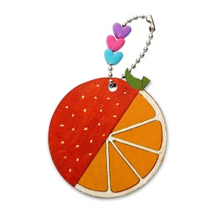 [아이꿈만들기] 오렌지 가방고리 / 여름 과일 겉과속